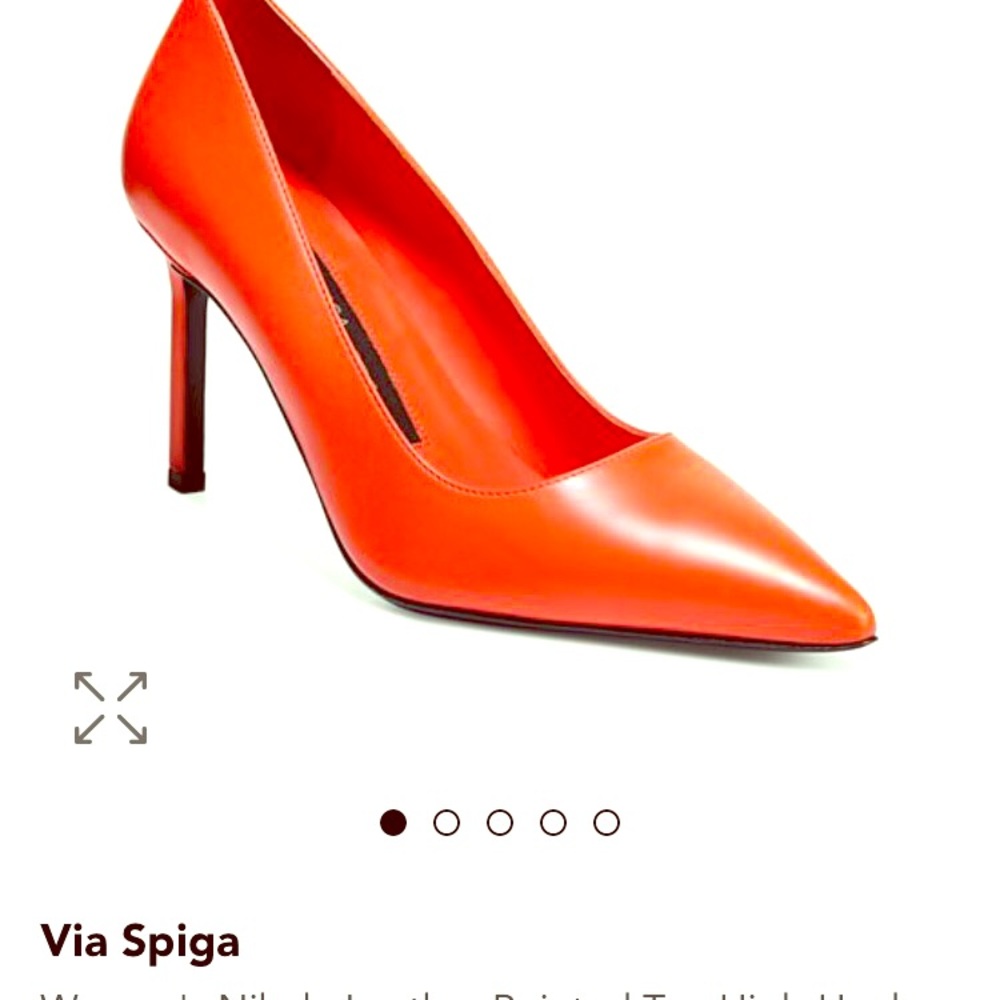 Brand new Via Spiga Orange Pumps Size 6.5